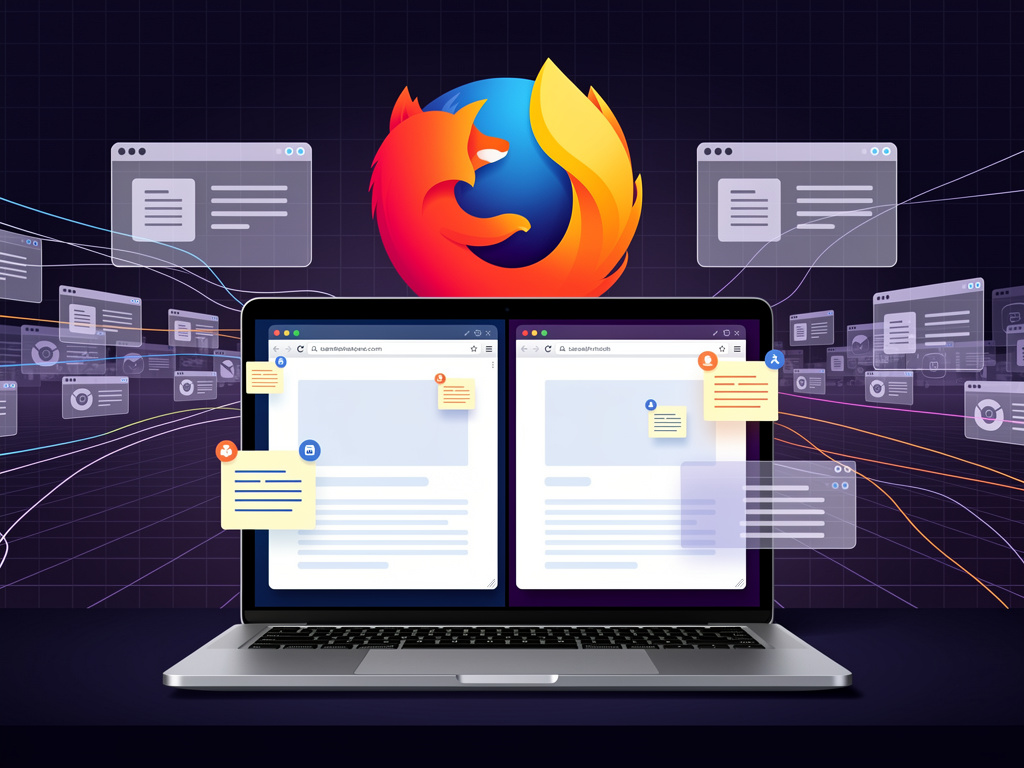 Firefox Nightly tests split view browsing and built in tab notes